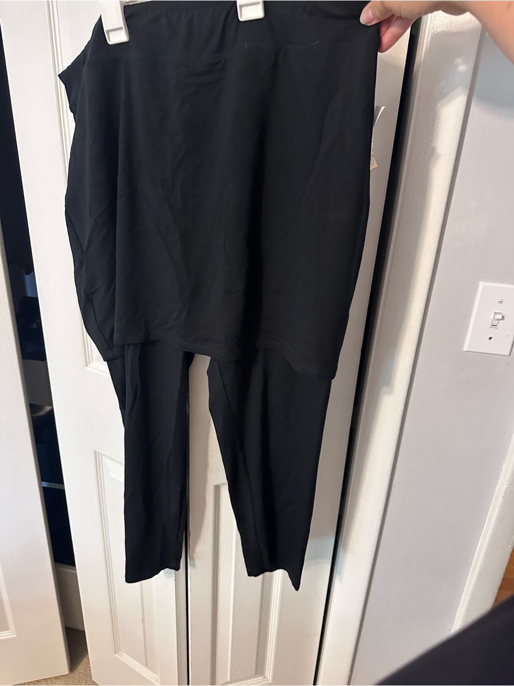 Eileen Fisher Black skirt and legging combo - Picture 8 of 8